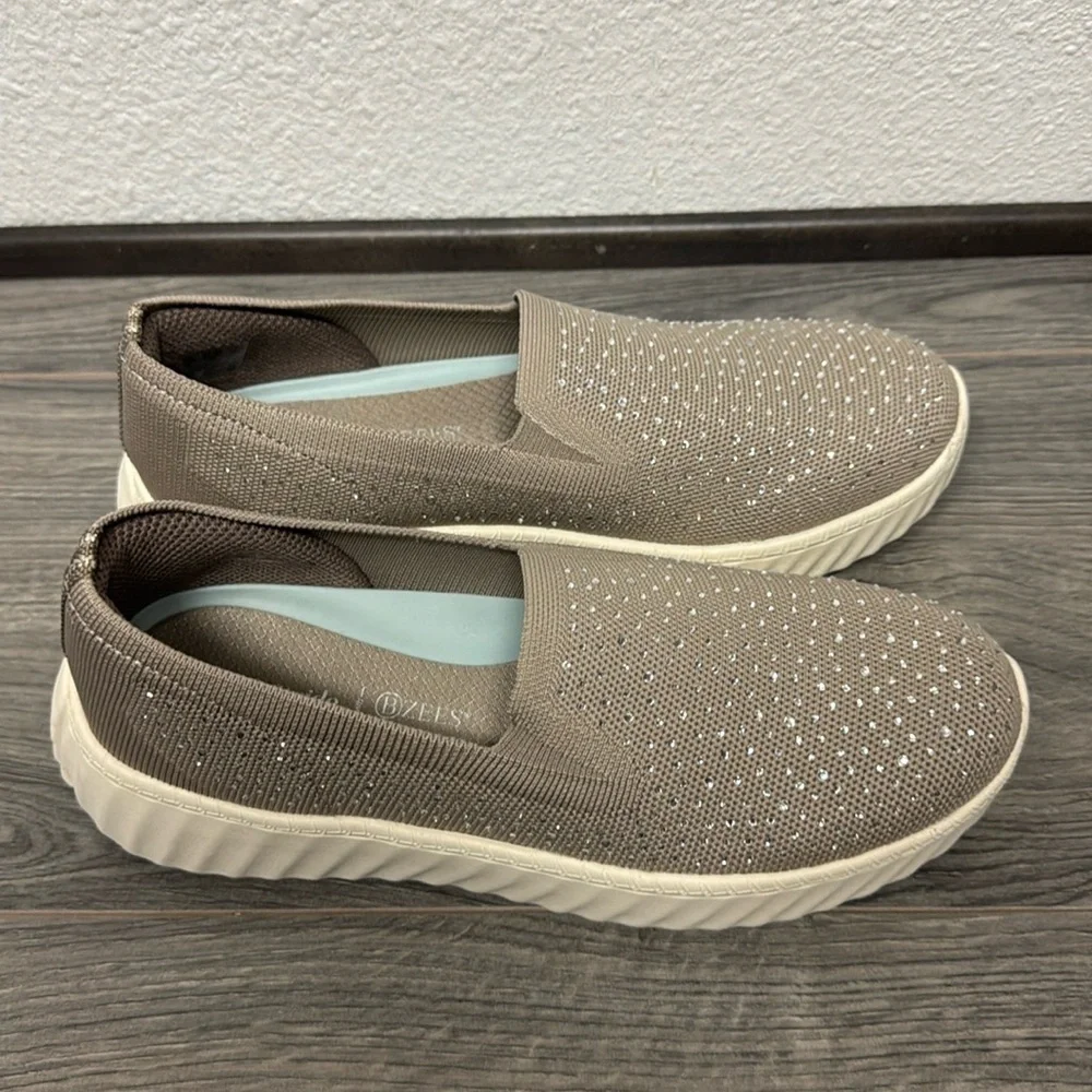Bzees Women's Wednesday Bright Washable Platform Slip Ons